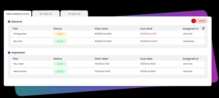 Task Management Interface
